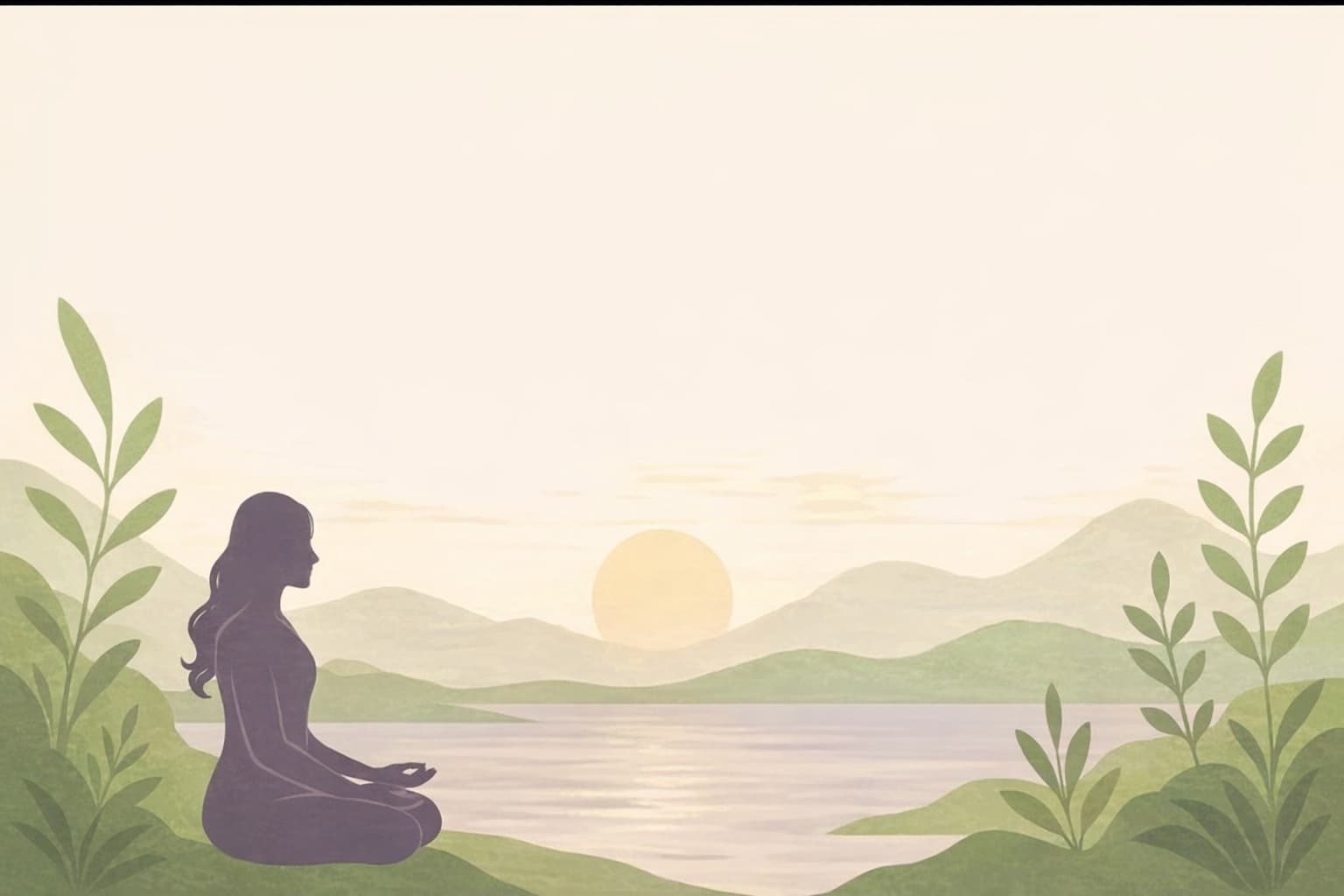 Meditation and spiritual wellness background